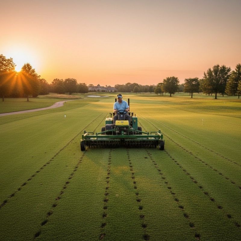 Commercial Lawn Aeration