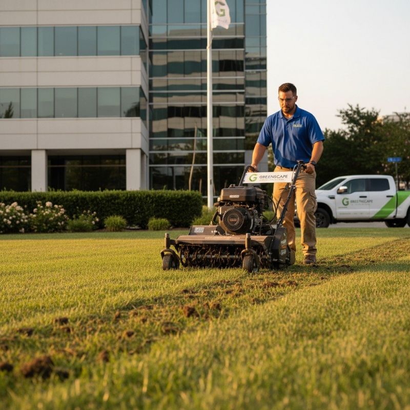 Commercial Lawn Aeration